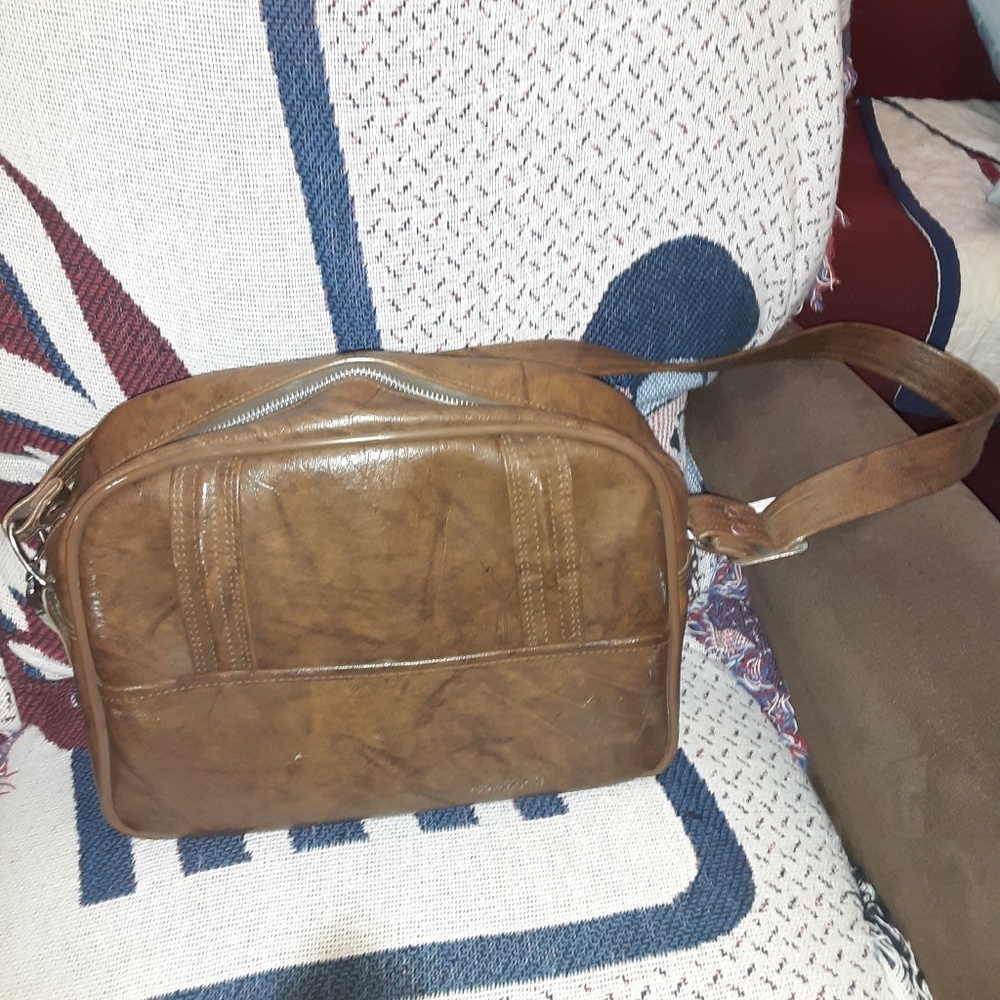 Vintage Suitcase American Luggage Triumph Brown